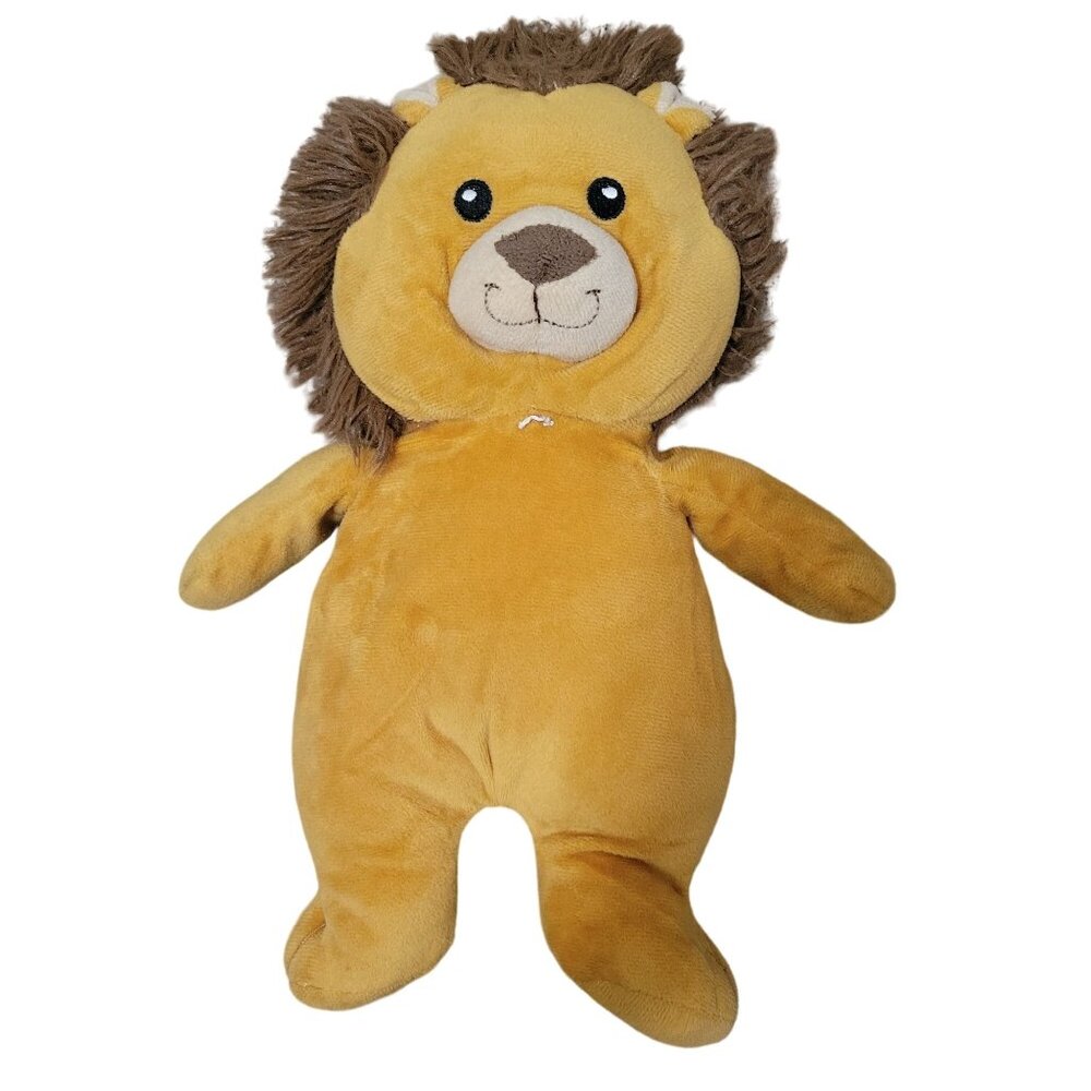 Lion 14 inch Plush Brown Fuzzy Mane King Of The Jungle Cat Stuffed Animal Toy